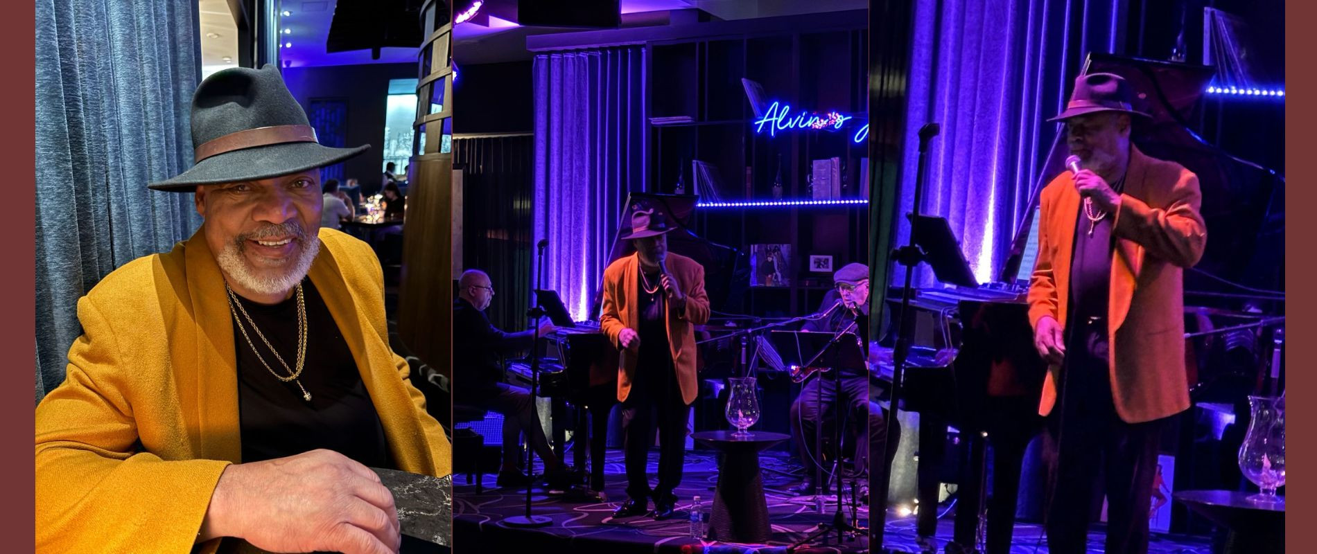 Thomas Alexander at Alvins Jazz Club.