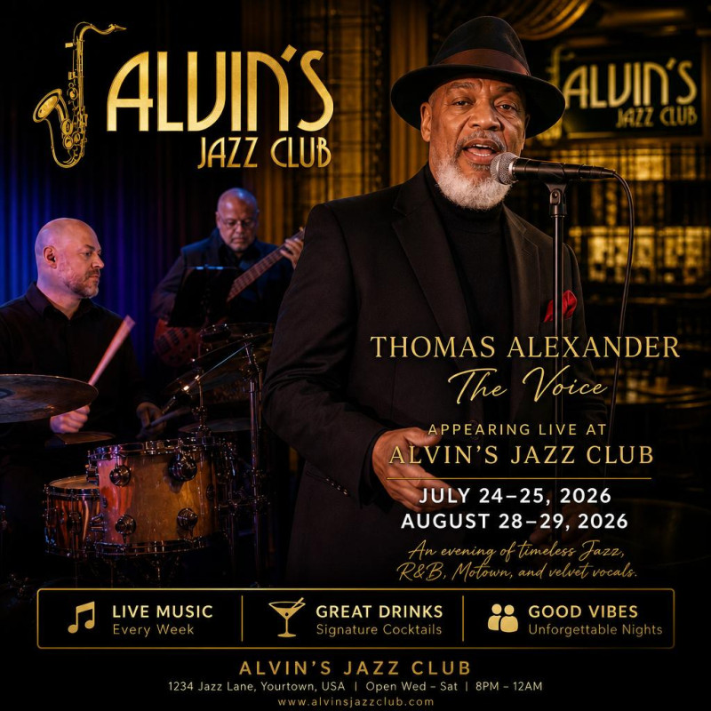 Thomas Alexander Live at alvins jazz club